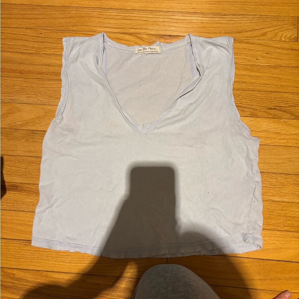We The Free Sky Blue Tank Top